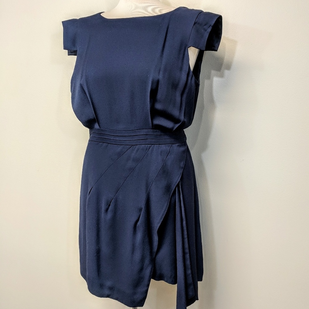 Cameo Draped Mini Dress
